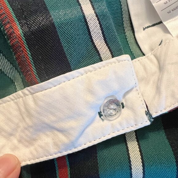 Volcom | Juniors | Dark Green Plaid Slim Straight Ankle Fit Pants | 1 | NWT - Picture 9 of 11